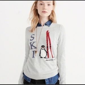 Abercrombie&Fitch SKI penguin sweater